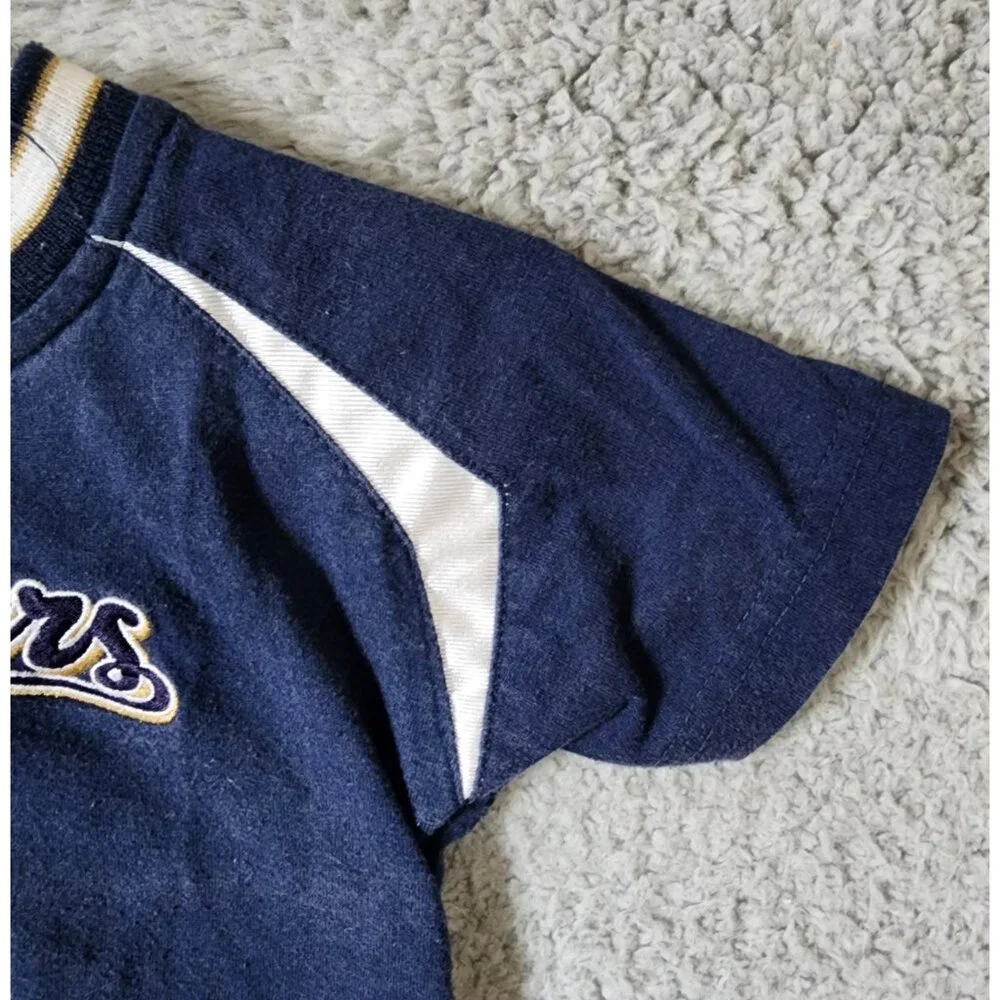 NIKE MLB Milwaukee Brewers Baby‎ Size 18-24 Mos Baseball Bodysuit Baby Toddler